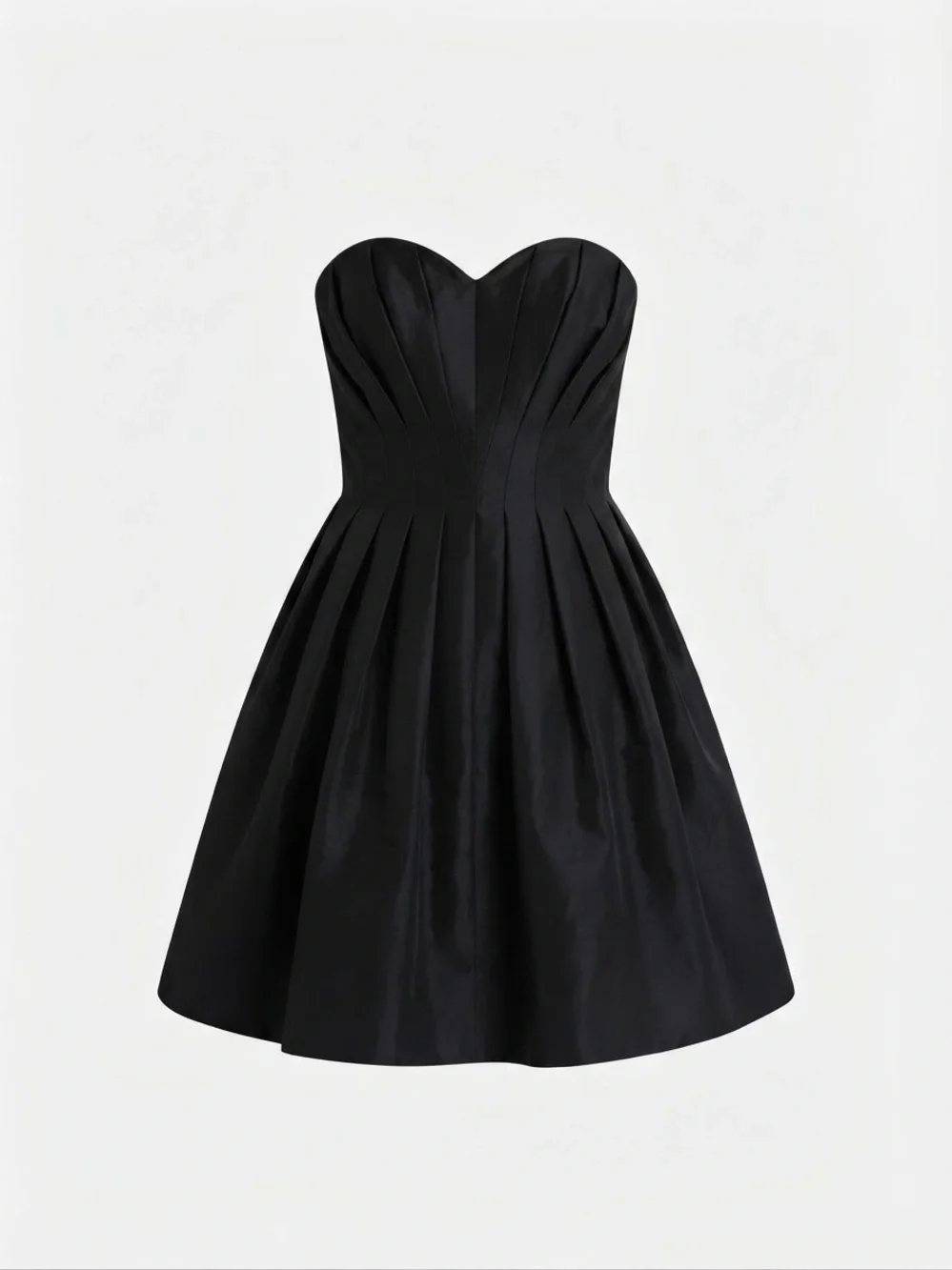 J. Crew Black Strapless Sweetheart Fit-and-Flare Cocktail Dress